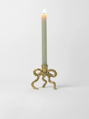 AH Dinner Metal Ribbon Candle Holder