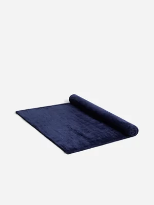 Jet Home Navy Super Soft 180x200cm Blanket