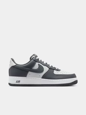 Nike Men's Air Force 1'07 White/Grey Sneaker