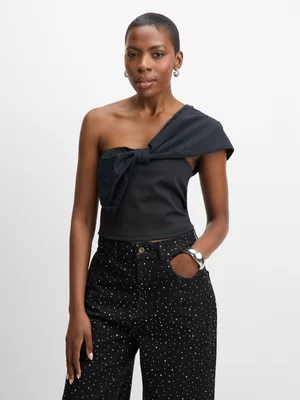 Exact Women's Black Bow Top 