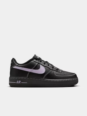 Nike Junior Air Force 1 LV8 Black/Hydrangeas Sneaker