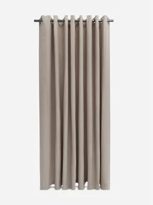 Volpes Hemp Mocca Eyelet Lined Curtain