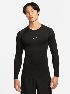 Nike Pro Mens Dri-Fit Tight Black Long Sleeve Top