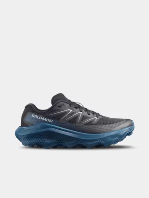 Salomon Mens Ultra Flow 2 Black/Blue Trail Running Shoes 
