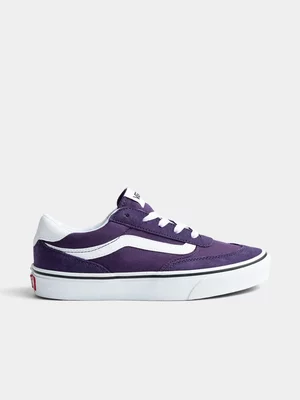 Women's Vans Brooklyn LS Purple/White Sneaker