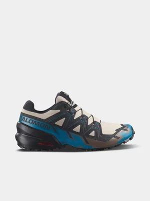 Salomon Mens Speedcross 6 Oxford Tan/Black/Mykonos Trail Running Shoes