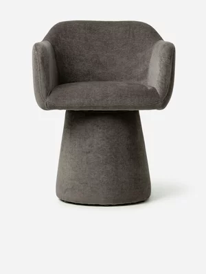 Telly Swivel Dining Chair Danny Charcoal