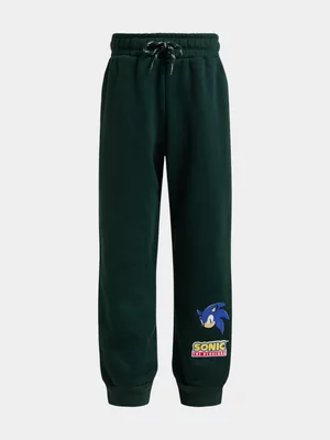 Jet Younger Boys Sonic Green Joggers