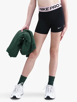 Nike Girls Pro 3 Inch Black/Pink Shorts
