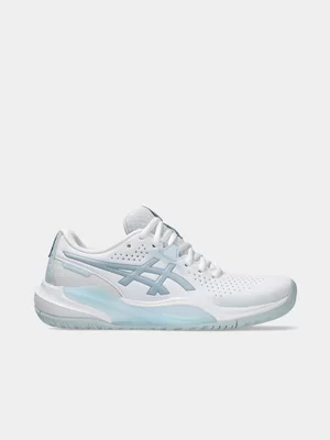 ASICS Womens Gel-Challenger 15 White/Sky Tennis Shoes