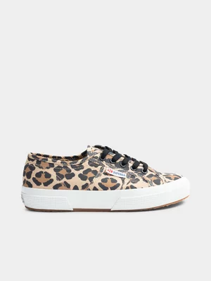 Women's Superga 2750 Cotu Class Canvas Leopard Print Sneaker