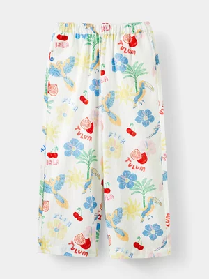 Cotton On Kids Girl White Scarlette Woven Pants