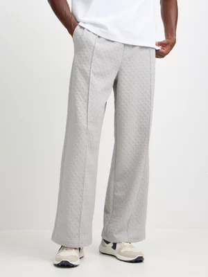 Jet Men's Grey Active Jacquard Pants