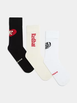 Redbat Unisex Multicolour Socks 4-7