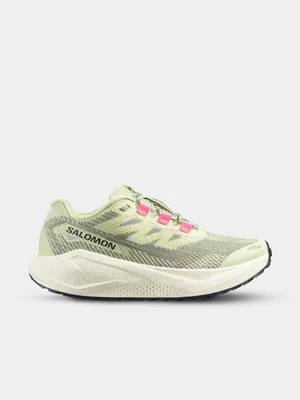 Salomon Womens Aero Blaze 3 GRVL Butterfly/Pink/Black Trail Running Shoes 
