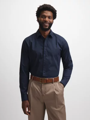 Jet Men's Navy Slim Shirt