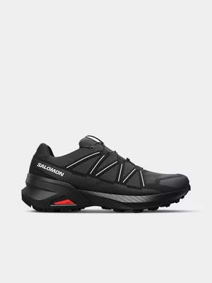 Mens Salomon Speedcross Peak Black Trail Running Shoes 