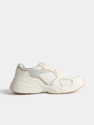 Relay Jeans Men's White Runner Sneaker