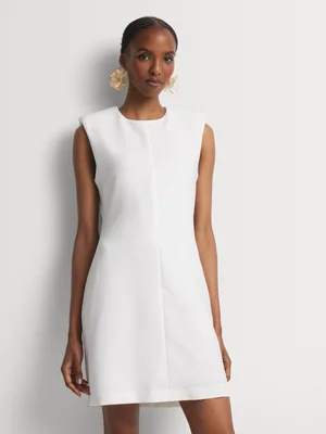 Shoulder Pads Shift Dress