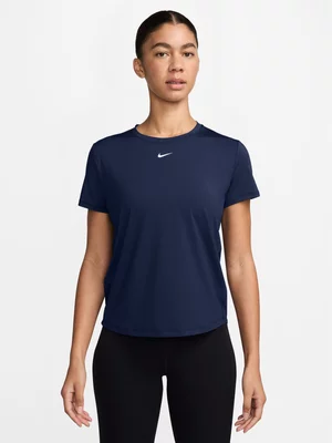 Nike Womens One Classic Dri-Fit Midnight Navy/White Tee