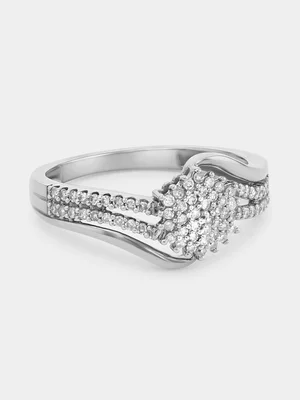 White Gold 0.30ct Diamond Women’s Embrace Ring