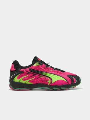 Puma Women's Inhale Pink/Green Sneaker