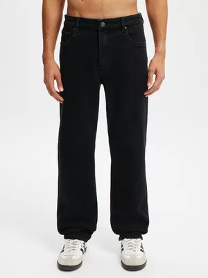 Men's Cotton On Black Loose Straight Jeans