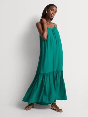 Strappy Drop Tiered Sundress