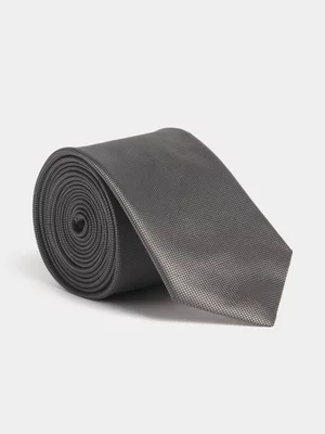 Markham Men's Regular Charcoal Tie