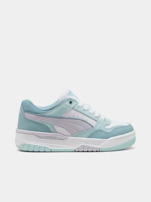 Junior Puma Rebound Retro Blue/White Sneaker