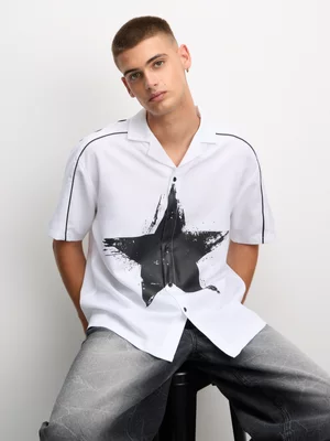 The FIX Men's White Star Shirt 