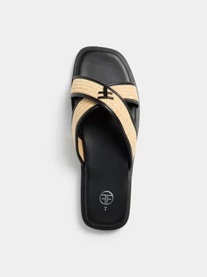 FF Cross Over Flat Sandals 