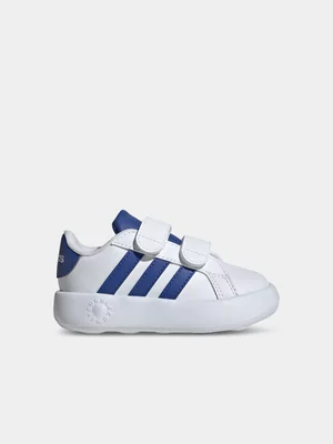 Toddlers adidas Grand Court 2.0 White/Blue Sneaker