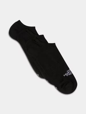 The North Face Black Sport Invisible 3P Socks