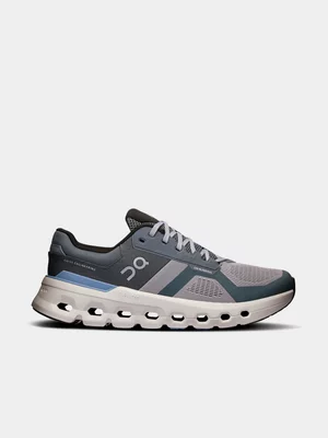 On Mens Cloudrunner 2 Alloy/Chambray Running Shoes 