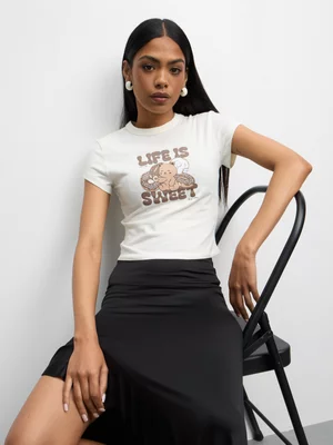 The FIX Women's Milk Life Is Sweet Graphic Top