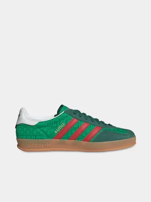 adidas Originals Men's Gazelle Indoor Green Sneaker