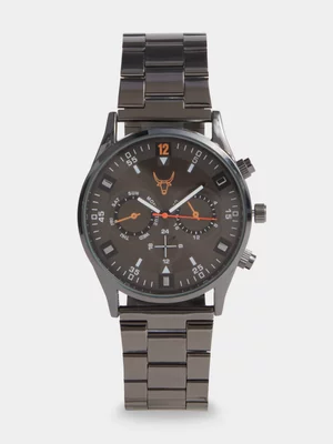 Exact Men's Black Gunmetal Watch