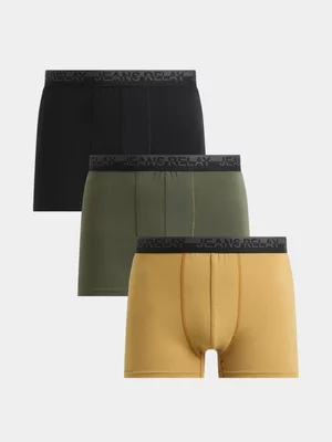 Relay Jeans Men's Plain Multicolour Boxer