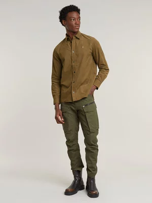G-Star Men's Corduroy Classic Brown Shirt