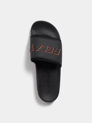Relay Jeans Men's Pool Side Black Slide