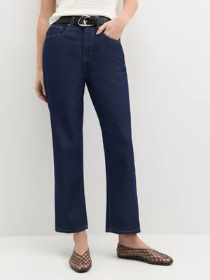 Exact Women's Raw Wash Straight Leg Jeans 