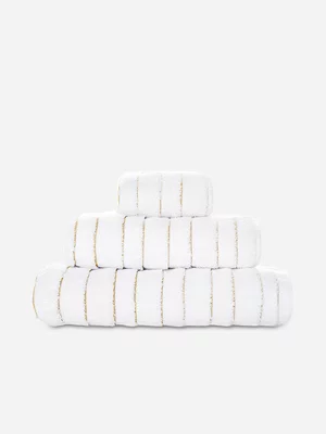 Graccioza Taormina Hand Towel 46x76cm White/Gold