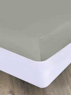 Volpes Egyptian Cotton 600TC Seafoam Fitted Sheet