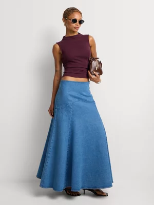 FF Denim Maxi Skirt