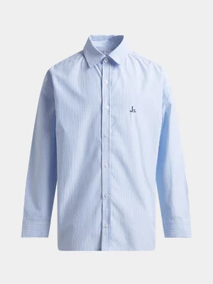 Jet Older Boys Blue Stripe Shirt 