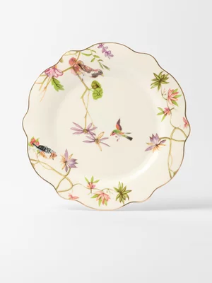 Grace Paradise Gold Rim Printed Side Plate 23cm