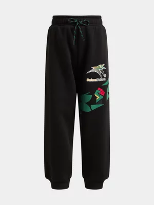 Jet Younger Boys Black Bafana Jogger