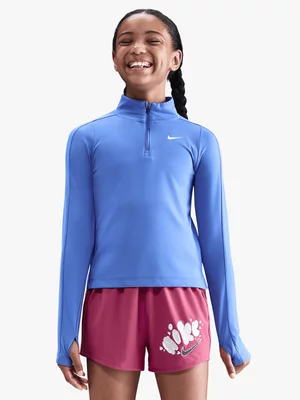 Nike Girls Dri-Fit One Woven Purple Shorts 