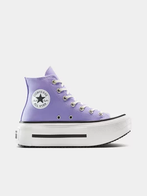 Converse Women's All Star Lift Double Violet Sneaker